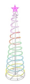 RGB Wire Spiral Tree Decoration With Dancing Lights 5 RGB Wire Spiral Tree Decoration With Dancing Lights - Image 3