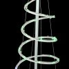 RGB Wire Spiral Tree Decoration With Dancing Lights -Outdoor Garden Living 992525 2