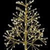 2.5' Shimmering Gold Tree With Warm White Twinkle LED Lights -Outdoor Garden Living 992608
