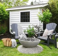 Slate Gray Adirondack Chair Furniture Sets -Outdoor Garden Living 992669 4