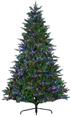 7.5' Cumberland Spruce 16-Function Starry Lights LED Christmas Tree -Outdoor Garden Living 992918 3