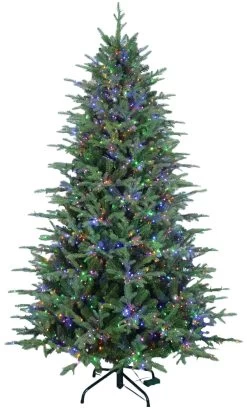 Kensington Fir 16-Function Starry Lights LED Artificial Trees -Outdoor Garden Living 992921 4