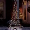 7' LED Spire Tree With Star Yard Art Decoration 2 7' LED Spire Tree With Star Yard Art Decoration -Outdoor Garden Living 993007