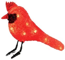 6" LED Cardinal Decoration With Clipped Feet 10 6" LED Cardinal Decoration With Clipped Feet -Outdoor Garden Living 993011 645f0d08 88cd 4f91 85ca ec3ad6dc05ae