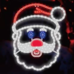 15.5" Singing Santa LED Decoration With Motion Sensor -Outdoor Garden Living 993013