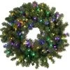 30" Tiffany Christmas Wreath Pre-Lit With 100 Multi-Colored LED Lights -Outdoor Garden Living 993078 835523de 9972 46b2 a723 788666f2ce37