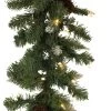 9' Pre-Lit Montana Garland With Pine Cones And Berries -Outdoor Garden Living 993080
