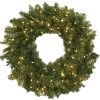 30" New Carrington Pre-Lit Wreath 1 30" New Carrington Pre-Lit Wreath -Outdoor Garden Living 993134 2