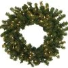 30" Canadian Pine Pre-Lit Artificial Christmas Wreath