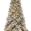 7.5' Pre-Lit Snowy Wellington Fir PowerConnect™ Artificial Christmas Tree