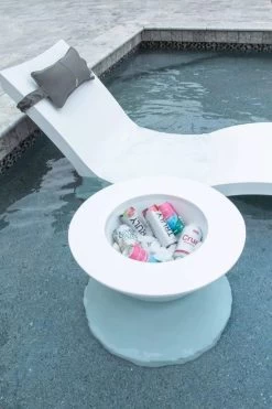 Signature Tall Ice Bin Side Table From Ledge Lounger 20 Signature Tall Ice Bin Side Table From Ledge Lounger -Outdoor Garden Living 993605 2