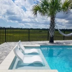 Signature In-Pool Lowback Chair From Ledge Lounger -Outdoor Garden Living 993803 12