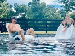 Signature In-Pool Lowback Chair From Ledge Lounger -Outdoor Garden Living 993803 15