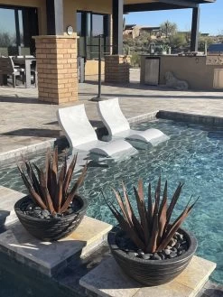Signature In-Pool Lowback Chair From Ledge Lounger -Outdoor Garden Living 993803 16