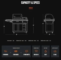 Traeger Timberline Wi-Fi Controlled Wood Pellet Grill With WiFire -Outdoor Garden Living 993862 11