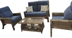 4 Pc. Barbados Cushioned Seating & Chat Set 8 4 Pc. Barbados Cushioned Seating & Chat Set -Outdoor Garden Living 994174 af732548 5325 4e0e 984a e09ad895f58f