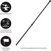 Weather Safe Black Iron Extendable Flag Pole -Outdoor Garden Living 994401 4