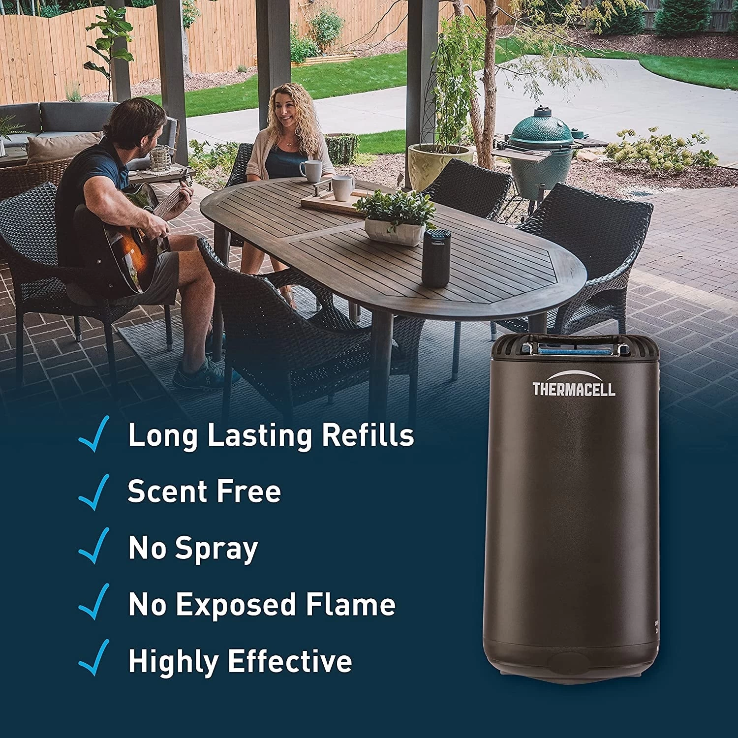 MIA Graphite Thermacell Patio Shield Mosquito Repeller 8 MIA Graphite Thermacell Patio Shield Mosquito Repeller - Image 6