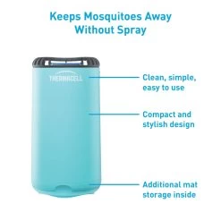 MIA Glacial Blue Thermacell Patio Shield Mosquito Repeller -Outdoor Garden Living 994773 11