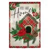 Tartan Birdhouse Suede Reflections House Flag