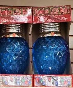 14" Battery-Operated Jumbo LED Bulb Decoration -Outdoor Garden Living 995238 8