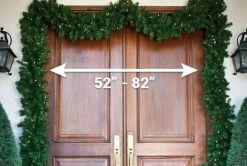 Double Door Garland Hanger (52-82-in Doors) -Outdoor Garden Living 995398 11