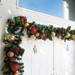 Double Door Garland Hanger (52-82-in Doors) -Outdoor Garden Living 995398 2 cc116872 18a5 443f b24a db361592f9d6