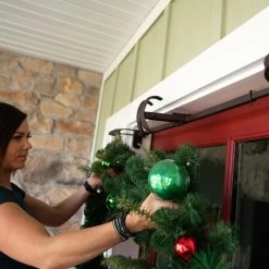 Single Door Garland Hanger (34-52-in Doors) -Outdoor Garden Living 995398 3 57f0615e ef7f 4830 bfe9 58e925604a50