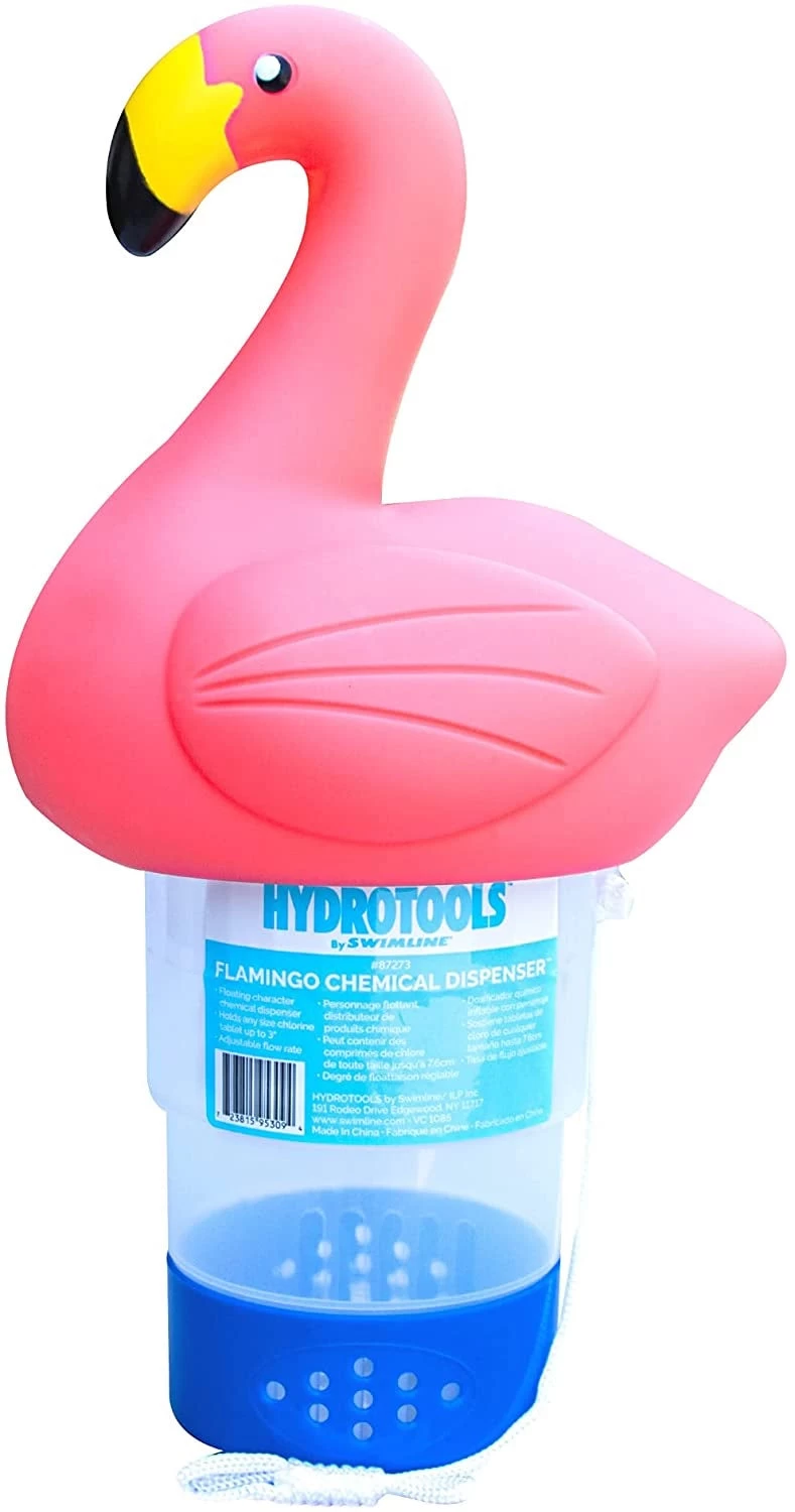 Floating Flamingo Chlorine Dispenser 3 Floating Flamingo Chlorine Dispenser