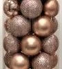 45-Pack Of 60MM Shatterproof Ball Ornaments (Rose Gold/Champagne/Mist Green/Gold) -Outdoor Garden Living 995499