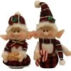 12" Fabric Cheery Elf Ornaments -Outdoor Garden Living 995519