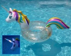 Swimline LED Light Up Inflatable Glitter Unicorn Ring 13 Swimline LED Light Up Inflatable Glitter Unicorn Ring -Outdoor Garden Living 996070 8ffb3ff3 faf1 4a7e 8f00 715b891f3d07