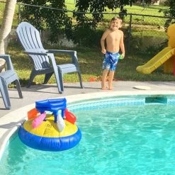 Shootball Floating Pool Basketball Game From Swimline 11 Shootball Floating Pool Basketball Game From Swimline -Outdoor Garden Living 996071 3