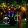 3D Foldable LED Sphere Ornament 1 3D Foldable LED Sphere Ornament -Outdoor Garden Living 996380