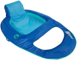 Spring Float Recliner Pool Lounger With Hyper-Flate Valve From SwimWays -Outdoor Garden Living 996771 4