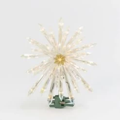 13.5" Warm White LED Starburst Christmas Tree Topper -Outdoor Garden Living 996881 4