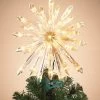 13.5" Warm White LED Starburst Christmas Tree Topper -Outdoor Garden Living 996881 5