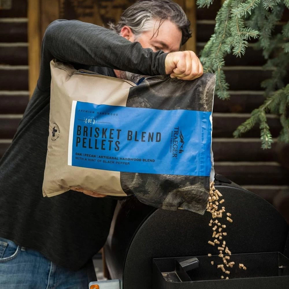 Traeger Limited Edition Brisket Blend Wood Pellets 18 Lb. Bag 3 Traeger Limited Edition Brisket Blend Wood Pellets 18 Lb. Bag