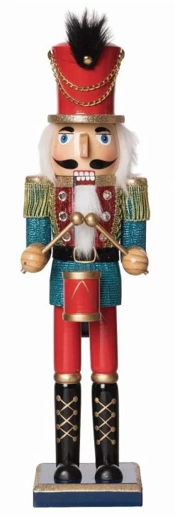 15" Wood Glitz & Glam Nutcracker Tabletop Decoration 9 15" Wood Glitz & Glam Nutcracker Tabletop Decoration -Outdoor Garden Living 997313 3