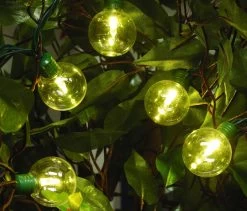 Set Of 25 LED G40 Super Bright Lights -Outdoor Garden Living 997327 2