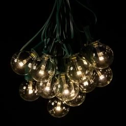 Set Of 25 LED G40 Super Bright Lights -Outdoor Garden Living 997327 3