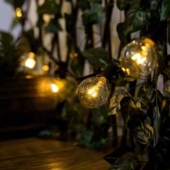 Set Of 25 LED G40 Super Bright Lights -Outdoor Garden Living 997327 6