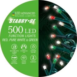 500 Starry Lights - 8 Function - String Light Set -Outdoor Garden Living 997371