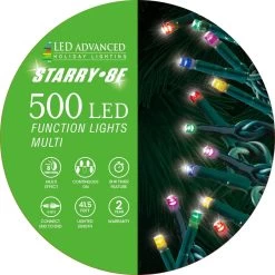 500 Starry Lights - 8 Function - String Light Set -Outdoor Garden Living 997373