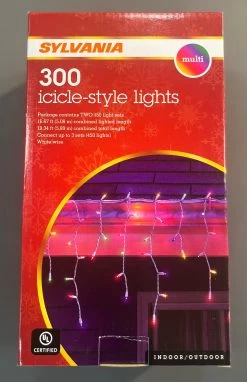Set Of 300 Icicle Lights On A White Wire -Outdoor Garden Living 997442 dbfcf46e 40fb 4def 8c78 2a2464957a75