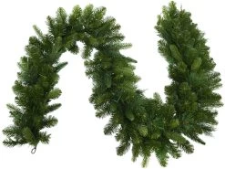 6' Bristol Spruce Decorative Pre-Lit Garland -Outdoor Garden Living 997462