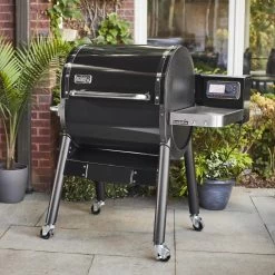 Weber SmokeFire EX4 Wood Fired Pellet Grill 29 Weber SmokeFire EX4 Wood Fired Pellet Grill -Outdoor Garden Living 997730 17