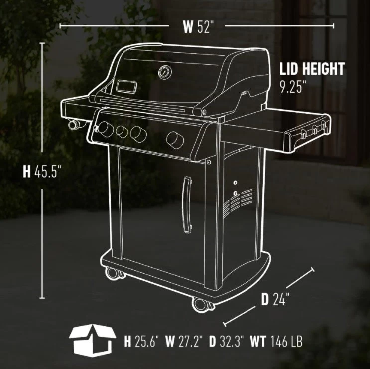 Weber Spirit E-330 Propane Gas Grill 8 Weber Spirit E-330 Propane Gas Grill - Image 6