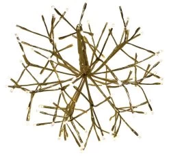 16" 3D Shimmering Sphere With LED Lights -Outdoor Garden Living 997930