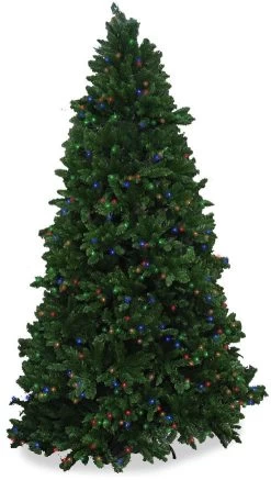 7.5' Bristol Fir Instant Lite Pole Pre-Lit Artificial Christmas Tree